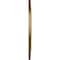 Ekena Millwork Andrea Ceiling Medallion (Fits Canopies up to 8"), Hand-Painted Pale Gold, 12"OD x 8"ID x 1/2"P CM12ADPAS - alternate 3